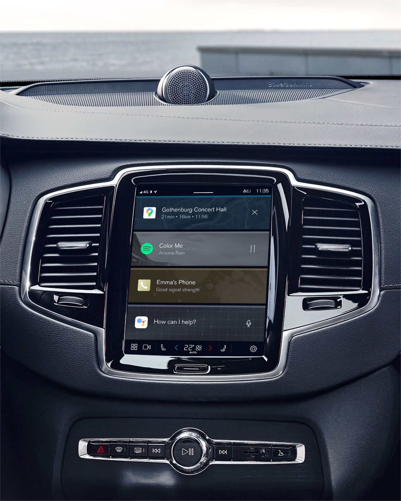 XC90 Recharge, Google built-in
